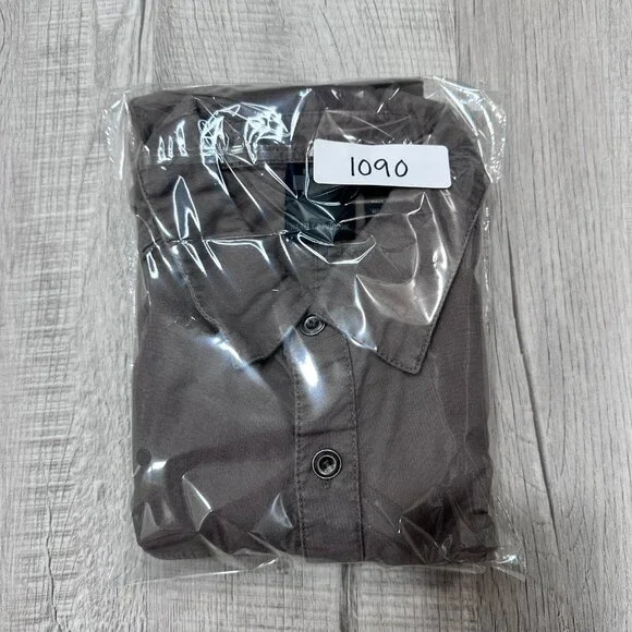 Harley Davidson Shirt Mens Large Short Sleeve Gray HDMC Button Down Biker - Picture 11 of 11